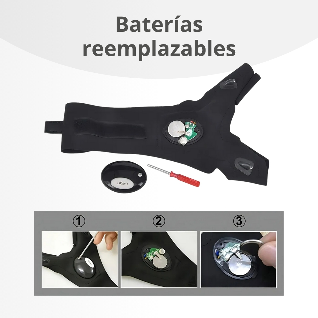 Miniatura 7 de GUANTES CON LUZ LED IMPERMEABLE MULTIUSO